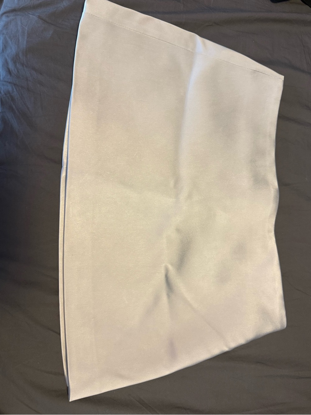 Zara silver mini/micro skirt in silver